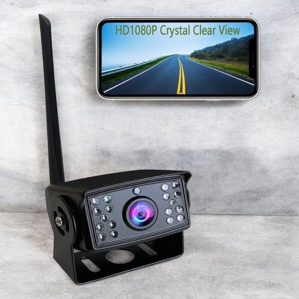 Professional WiFi Truck RV Bus Rearview Camera Wireless Night Vision Backup Cam